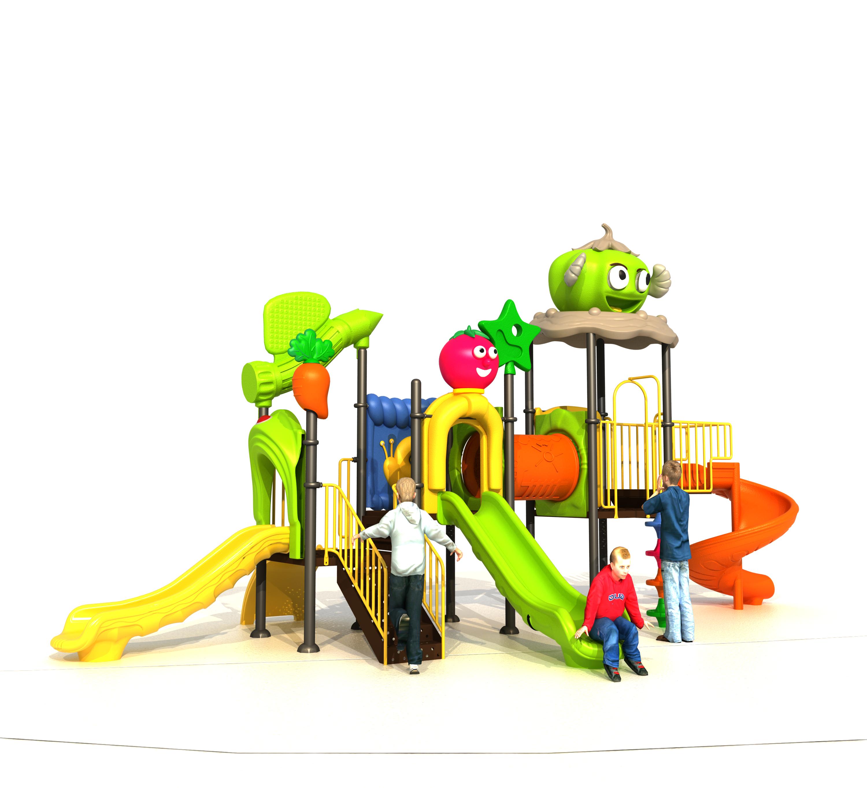 Kids Outdoor Climbing Frame - Cute Multifunctional Outdoor Slide, Kids and