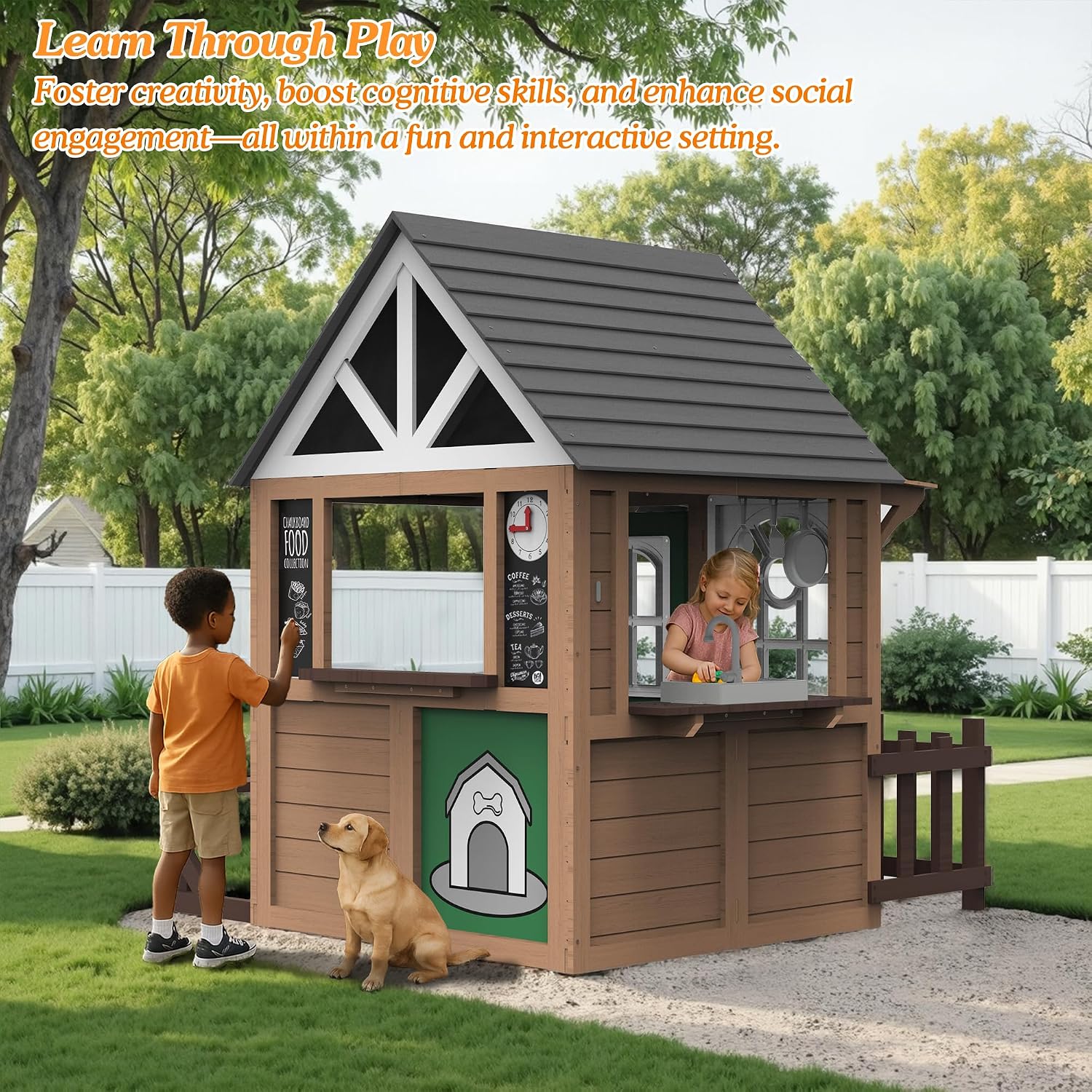 Seizeen Outdoor Play House for - огляд і ціна Kids Outdoor Kitchen