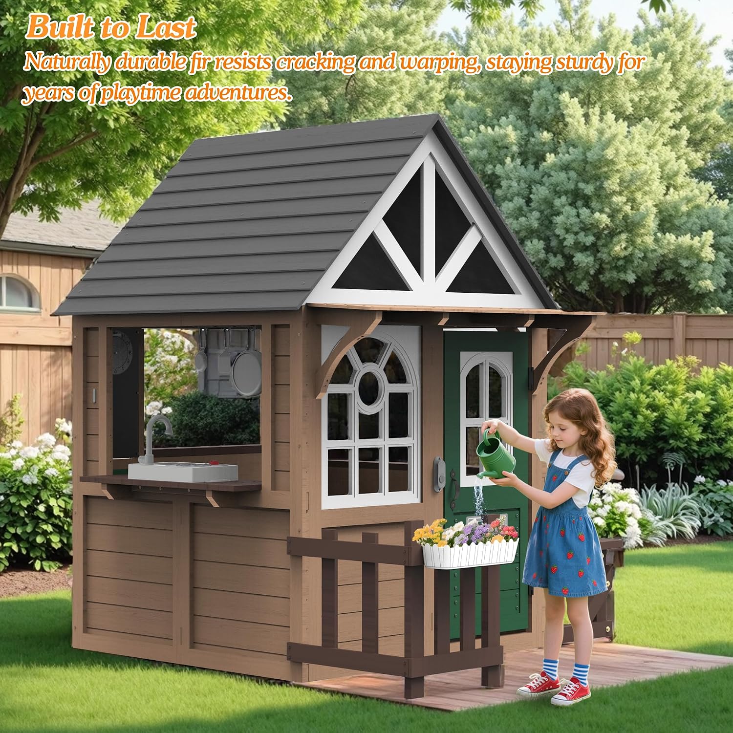 Seizeen Outdoor Play House for - огляд і ціна Kids Outdoor Kitchen