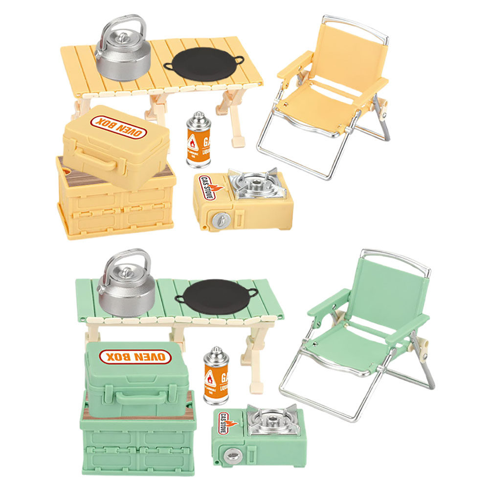 16Pcs Compact Miniature Outdoo - огляд і ціна Kids Outdoor Folding Table