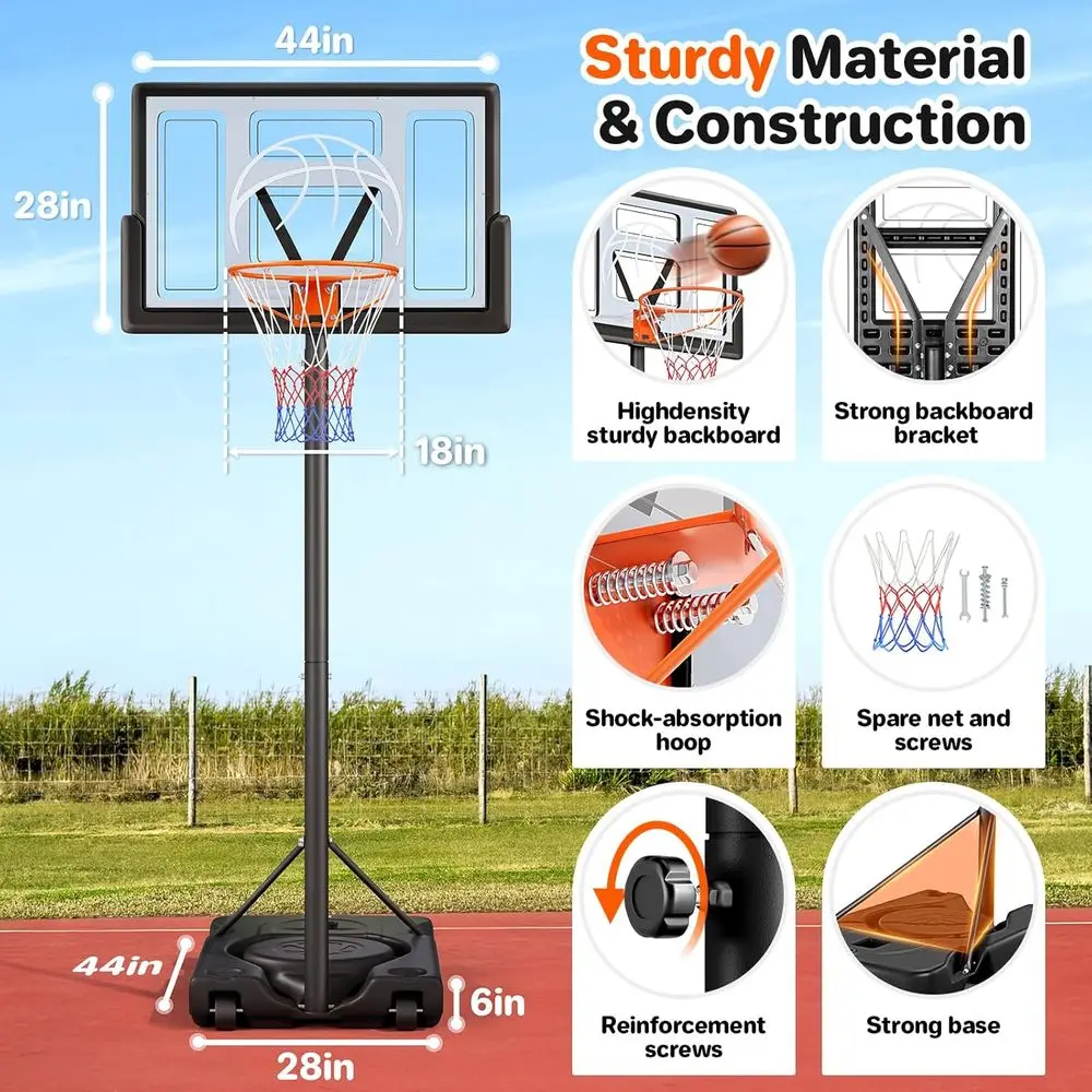 Adjustable Portable Outdoor Ba - огляд і ціна Kids Outdoor Basketball
