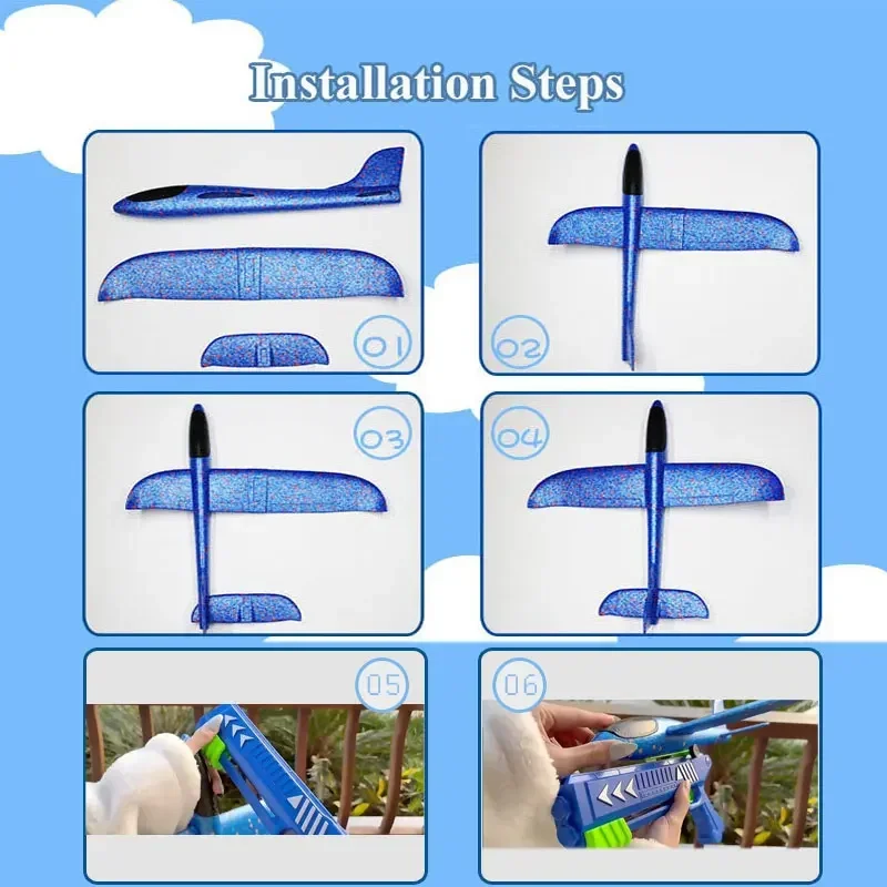 Kids 24/34cm Foam Plane Toy Gu - огляд і ціна Kids Outdoor Xmas Gifts