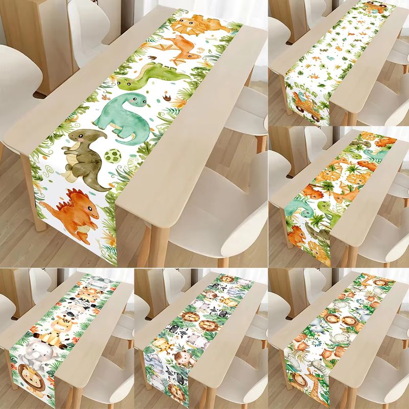 VIKAMA Kids Table Runner Dinos - огляд і ціна Kids Outdoor Dining Table