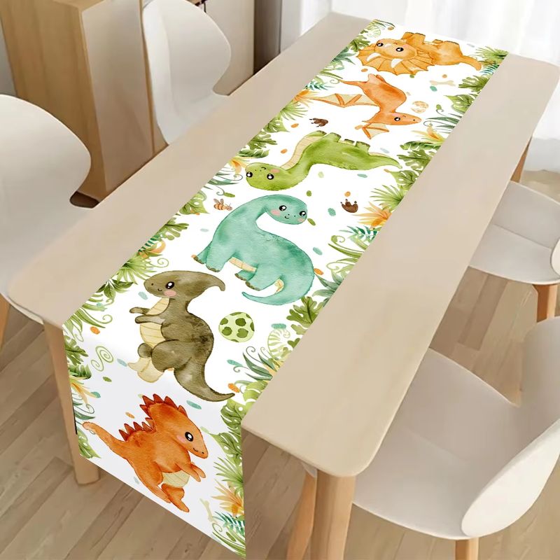 VIKAMA Kids Table Runner Dinos - огляд і ціна Kids Outdoor Dining Table