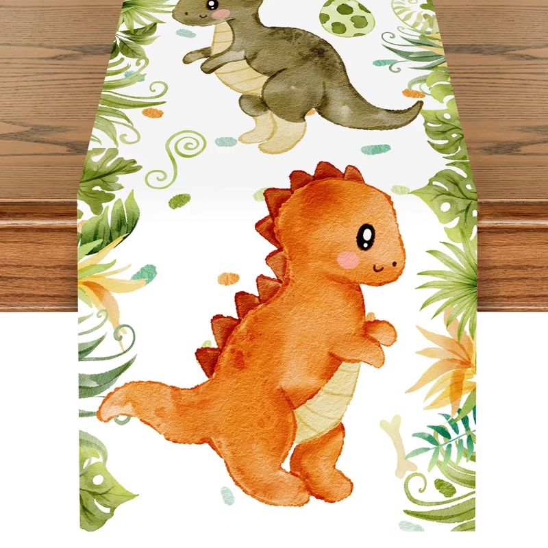 VIKAMA Kids Table Runner Dinos - огляд і ціна Kids Outdoor Dining Table