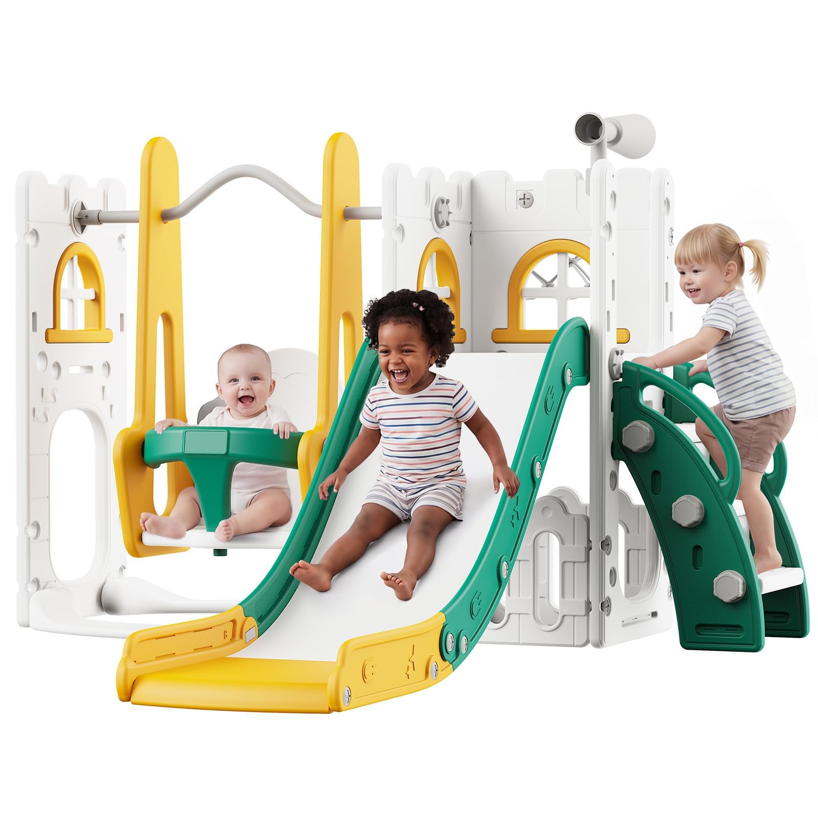 7 in 1 Toddler Slide And Swing - огляд і ціна Kids Outdoor Basketball