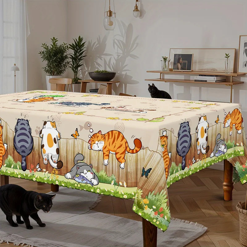 VIKAMA Beige Cartoon Cat Table - огляд і ціна Kids Outdoor Dining Table