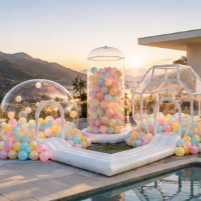 Inflatable Ball Pit Tent Trans - огляд і ціна Outdoor Tent Playhouse