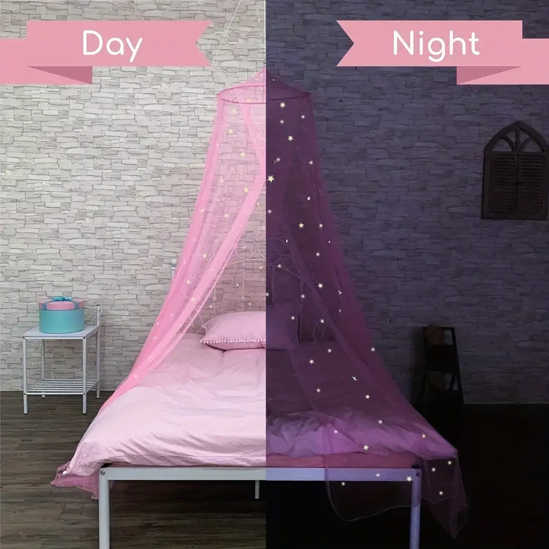 Bed Canopy For Girls With Glow - огляд і ціна Outdoor Tent Playhouse