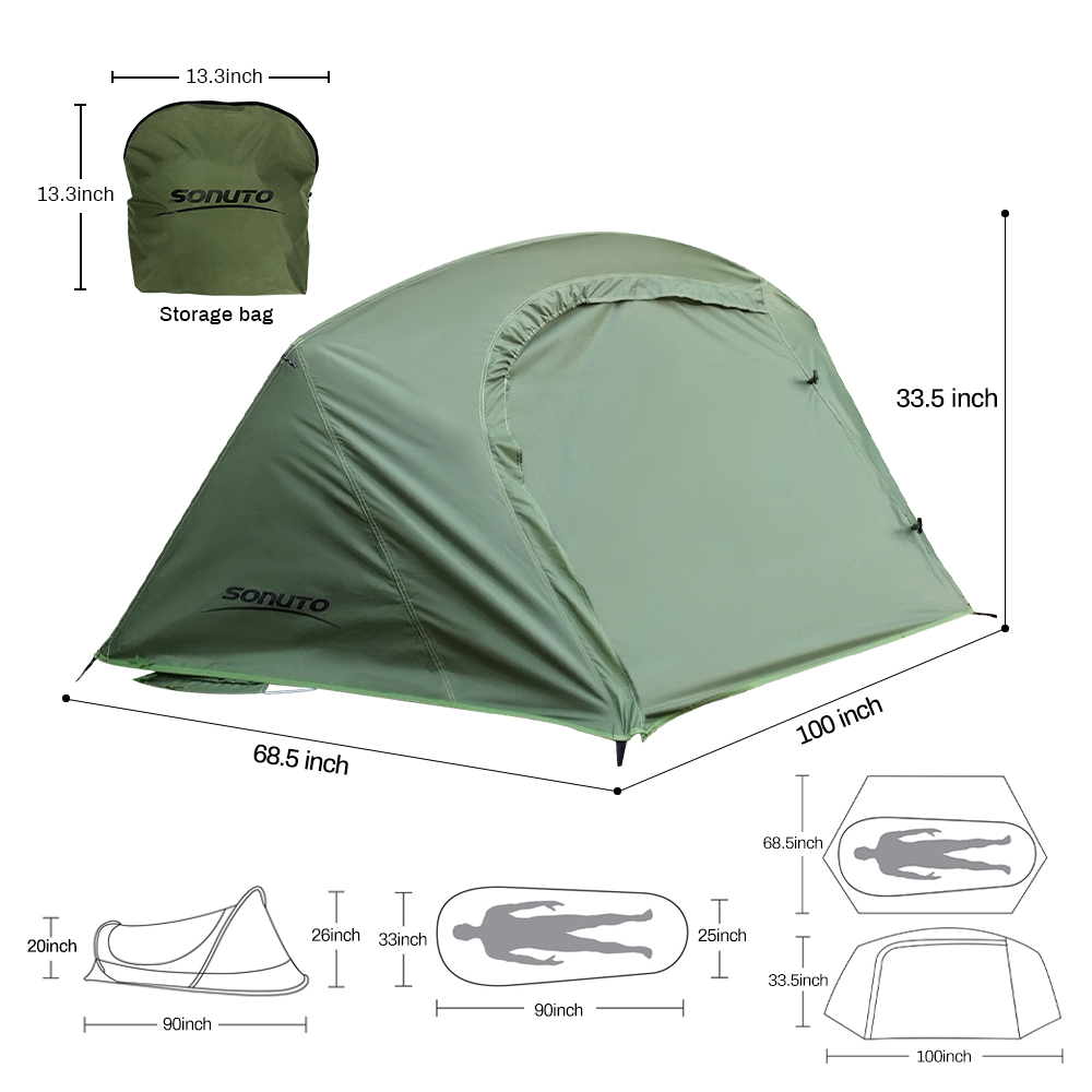 Sonuto Outdoor Single-Person L - огляд і ціна Outdoor Tent Playhouse