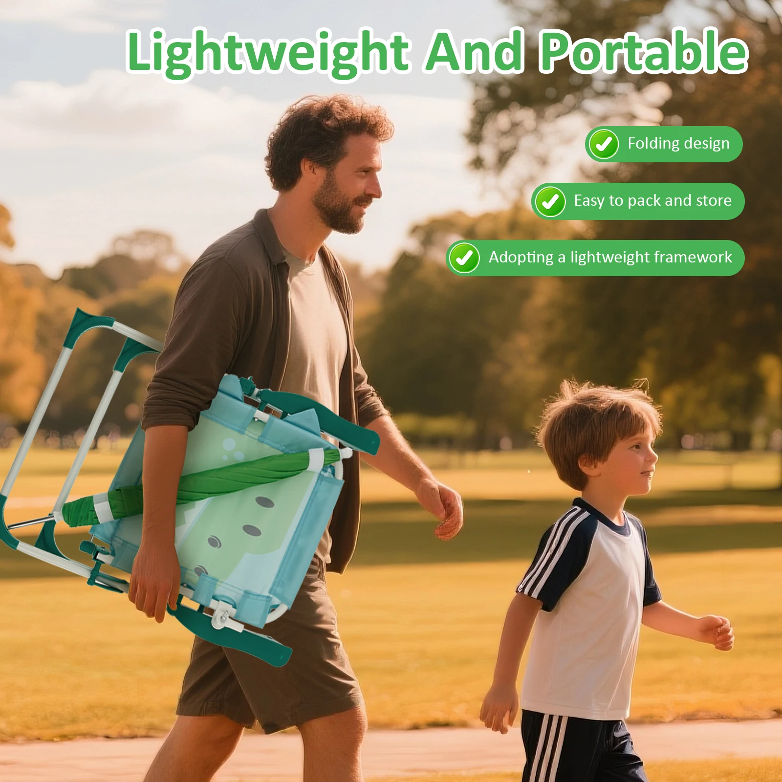 Kids Folding Beach Chair With  - огляд і ціна Kids Outdoor Lounge Chair With Umbrella