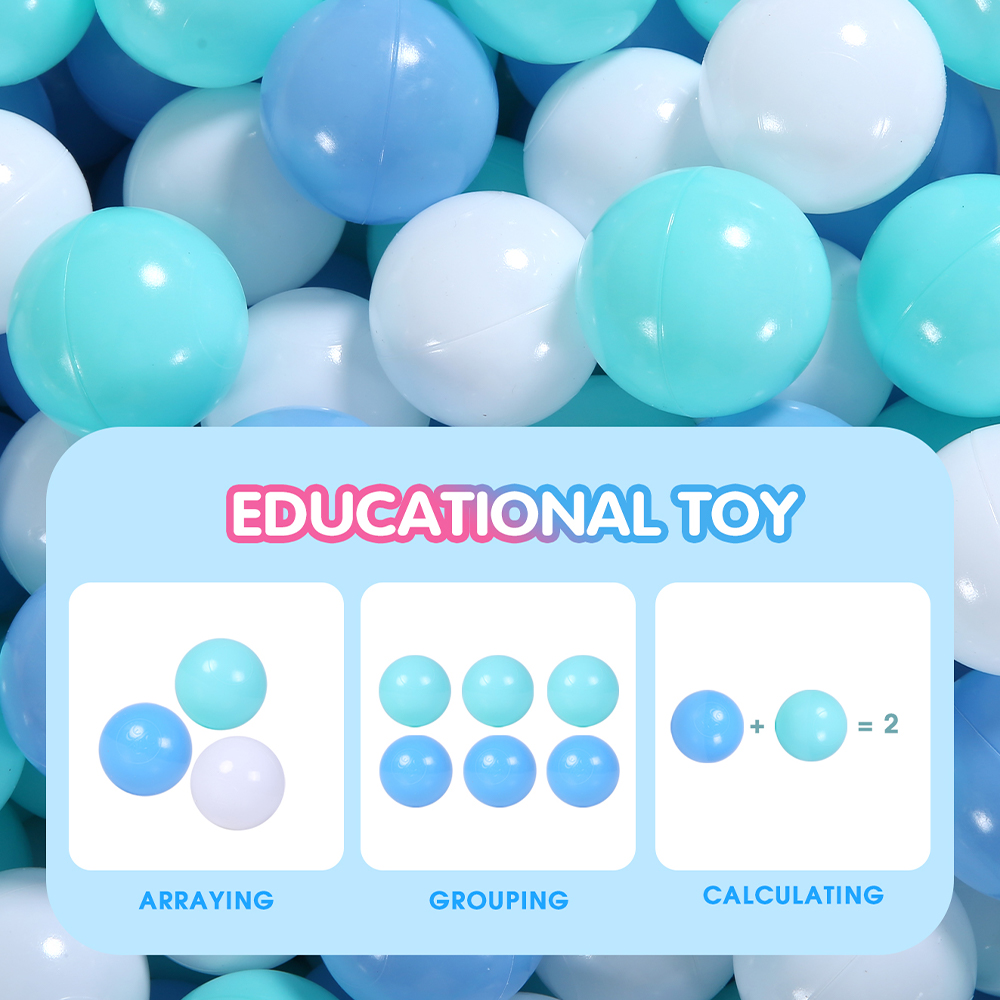 100Pcs Colors Plastic Balls Wa - огляд і ціна Kids Outdoor Wendy House