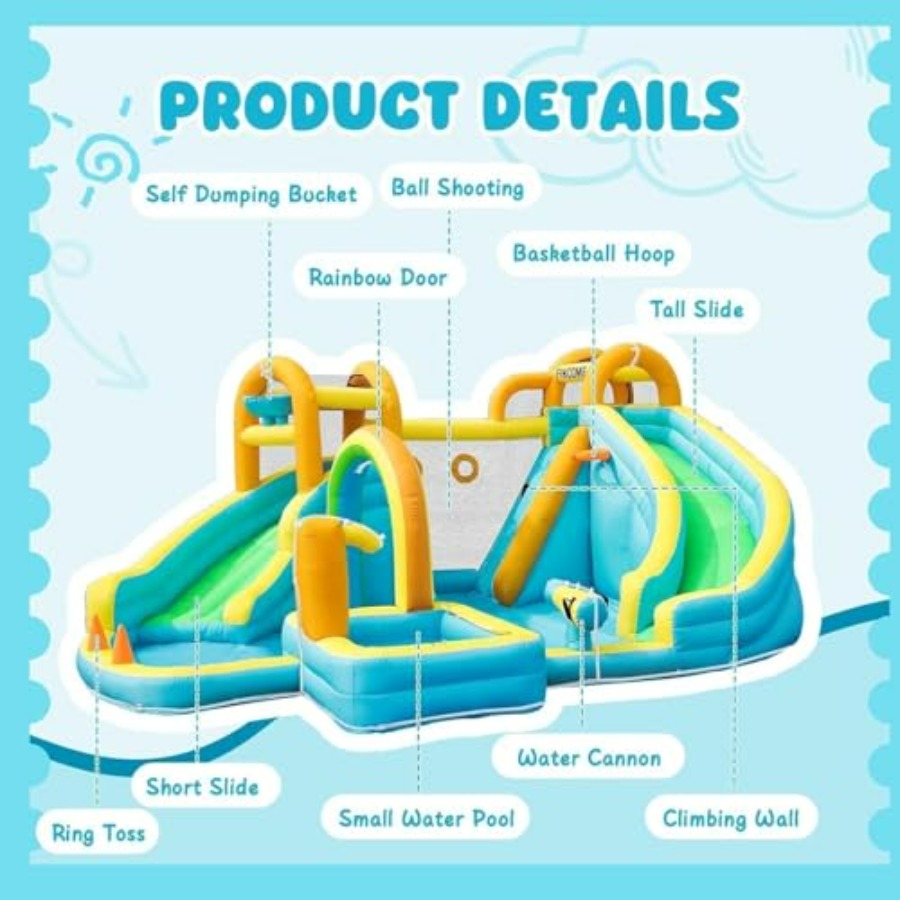 Backyard outdoor inflatable wa - огляд і ціна Kids Outdoor Basketball