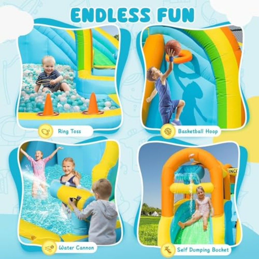 Backyard outdoor inflatable wa - огляд і ціна Kids Outdoor Basketball