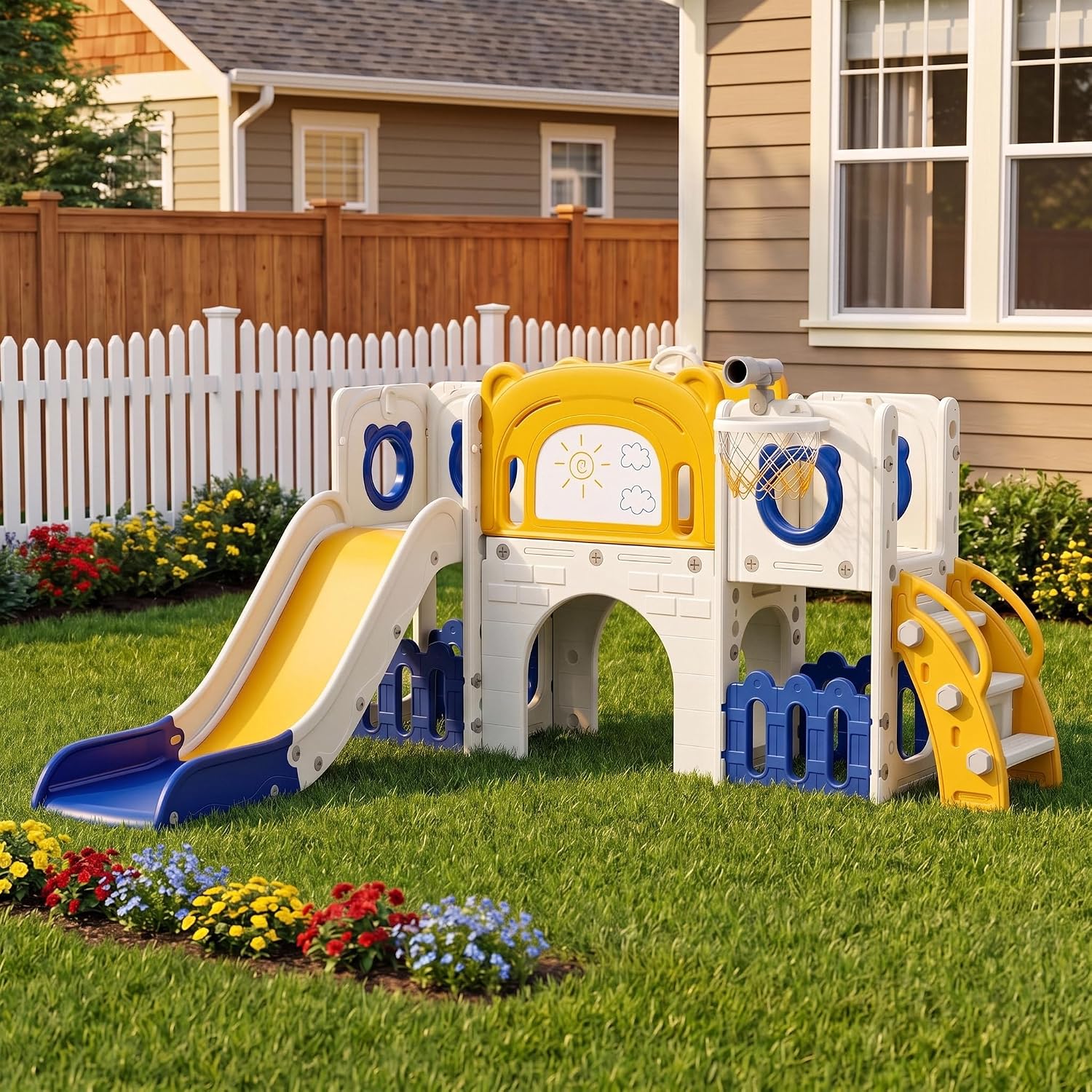 10-in-1 Toddler Slide Set, Kid - огляд і ціна Kids Outdoor Toys B&Q