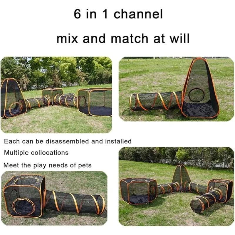6-in-1 Tent Cat Enclosures wit - огляд і ціна Outdoor Tent Playhouse