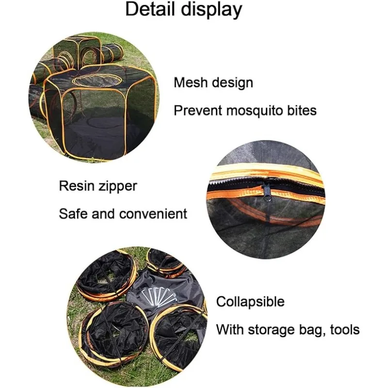 6-in-1 Tent Cat Enclosures wit - огляд і ціна Outdoor Tent Playhouse