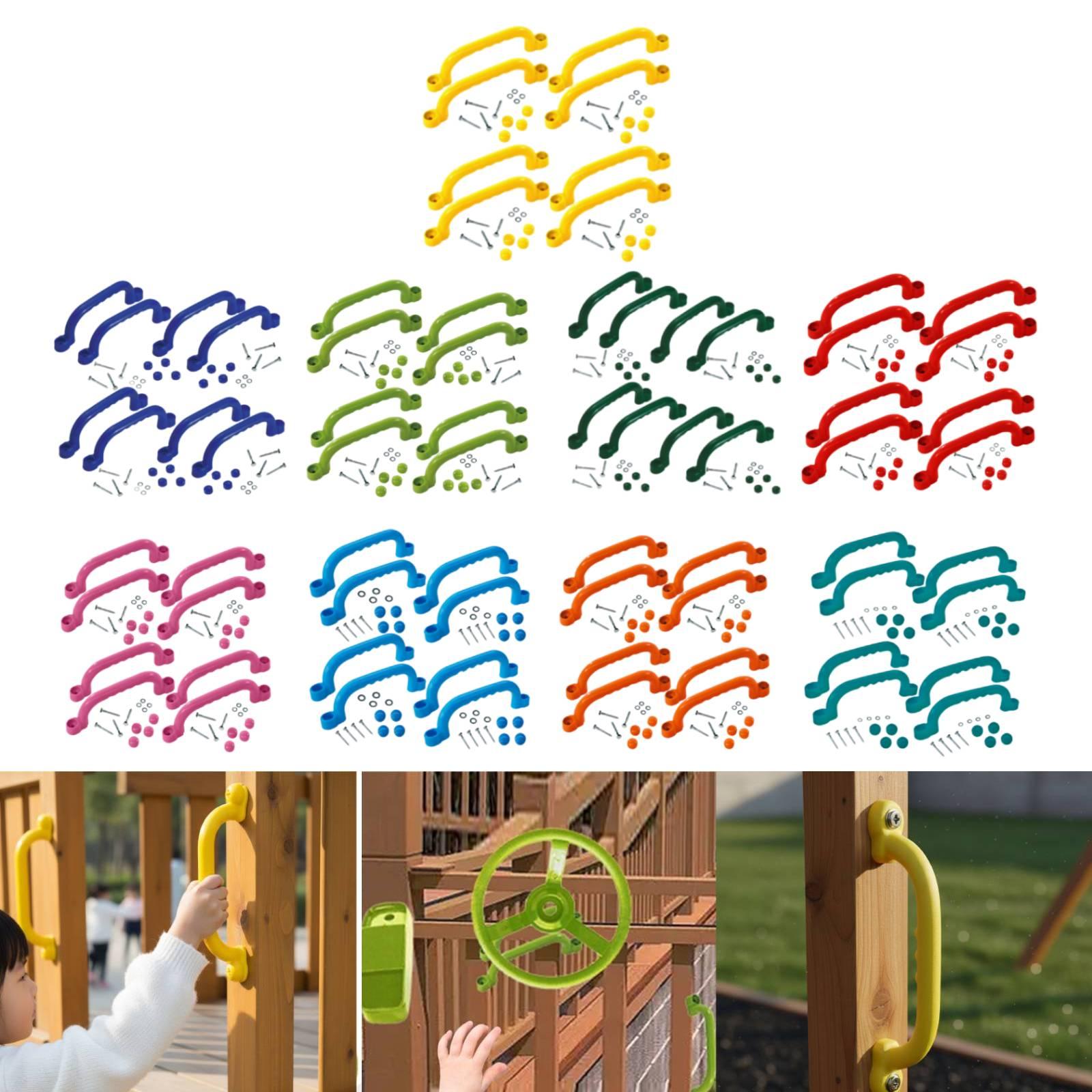 8 Pieces Climbing Handles Outd - огляд і ціна Kids Outdoor Climbing Frame