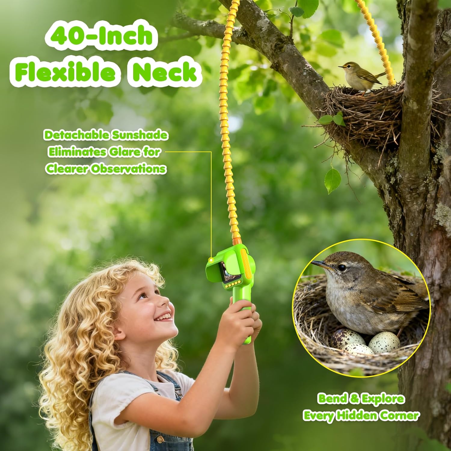 Endoscope for Kids, Borescope  - огляд і ціна Kids Outdoor Explorer Kit