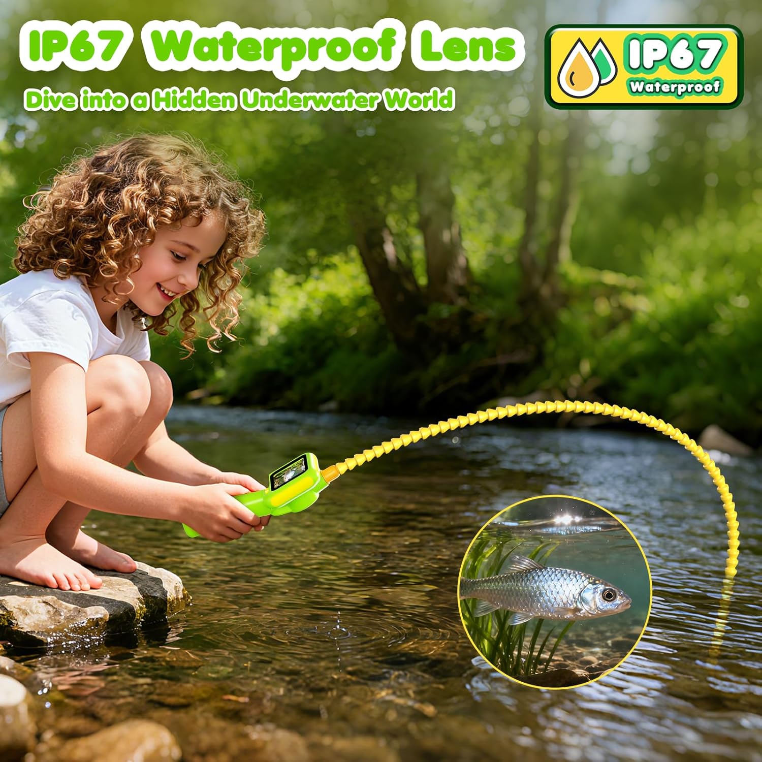 Endoscope for Kids, Borescope  - огляд і ціна Kids Outdoor Explorer Kit