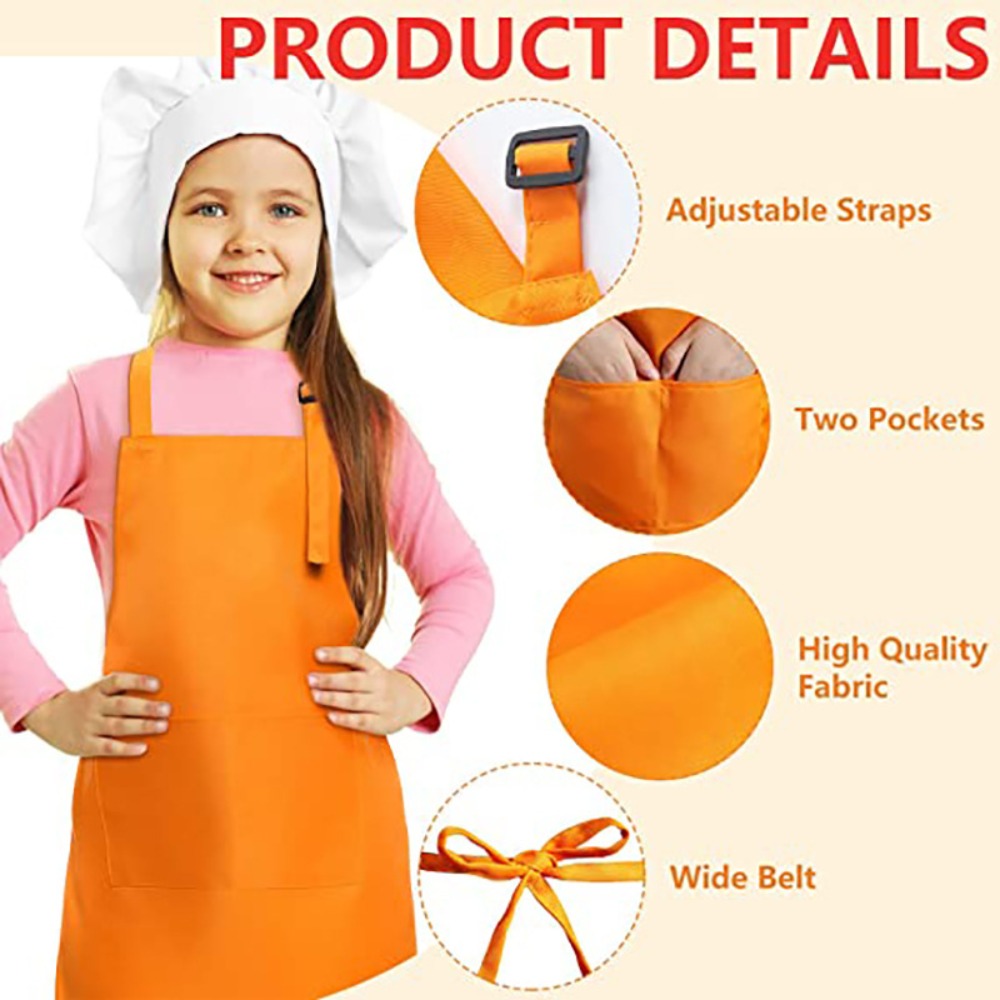 Children Chef Apron Front Pock - огляд і ціна Kids Outdoor Kitchen Set