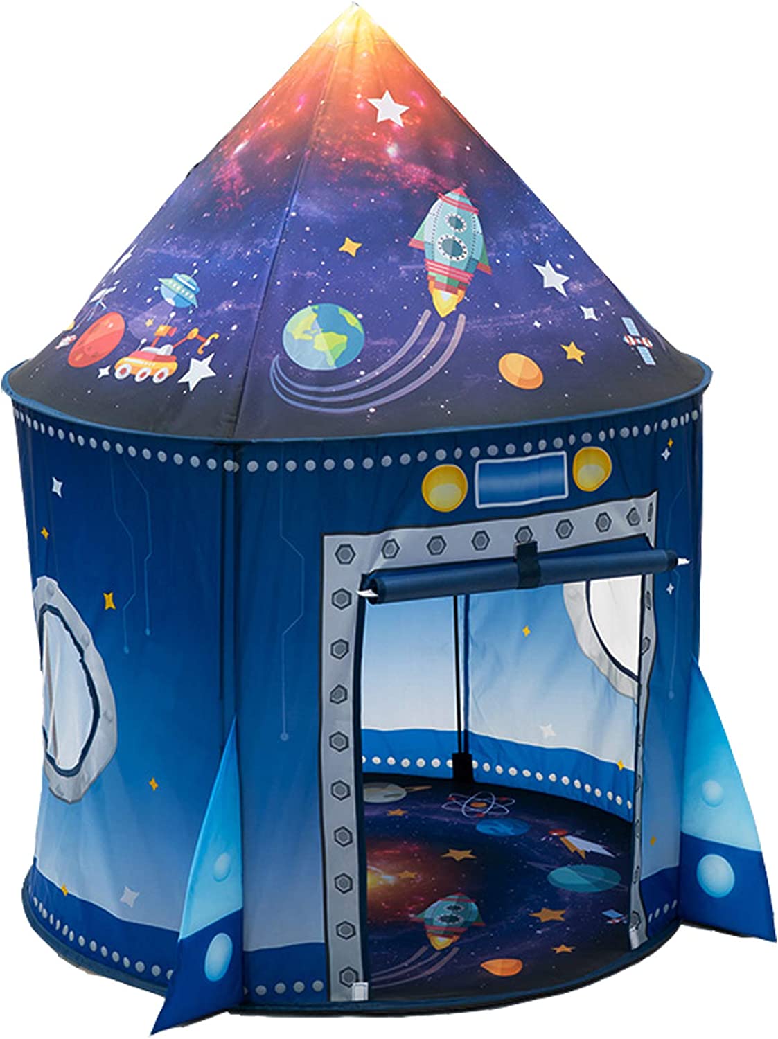 Rocket Ship Kids Tent Pop Up P - огляд і ціна Outdoor Tent Playhouse