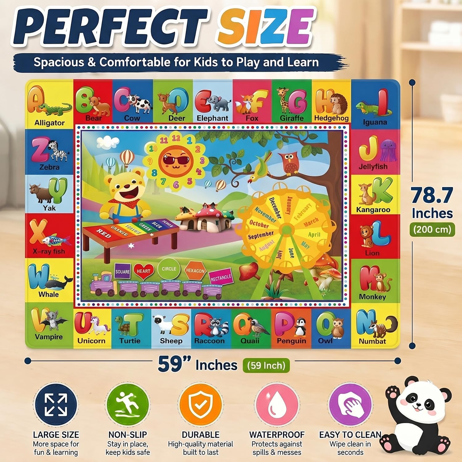Large Colorful ABC Kids Play R - огляд і ціна Kids Outdoor Play Area