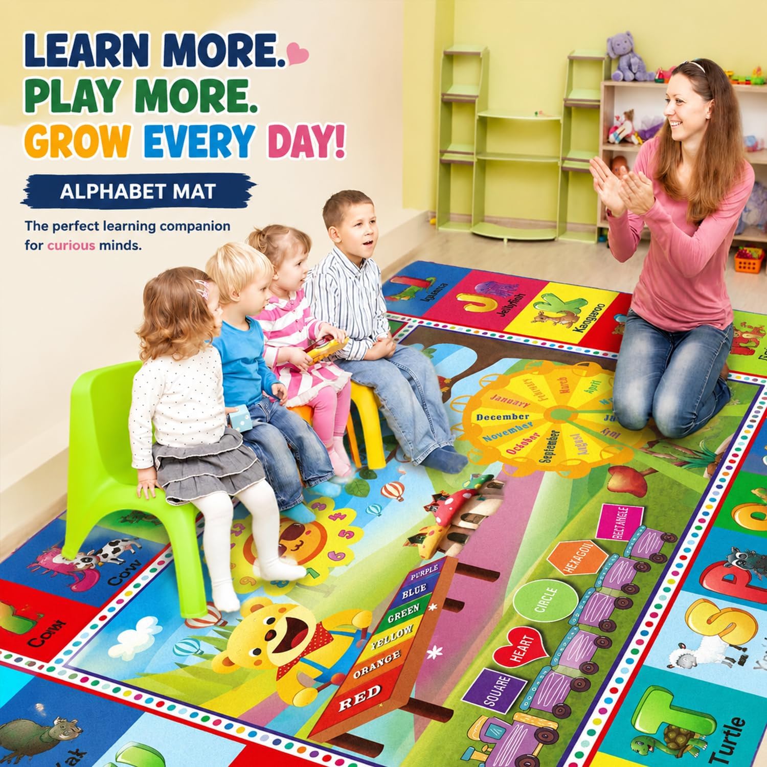 Large Colorful ABC Kids Play R - огляд і ціна Kids Outdoor Play Area