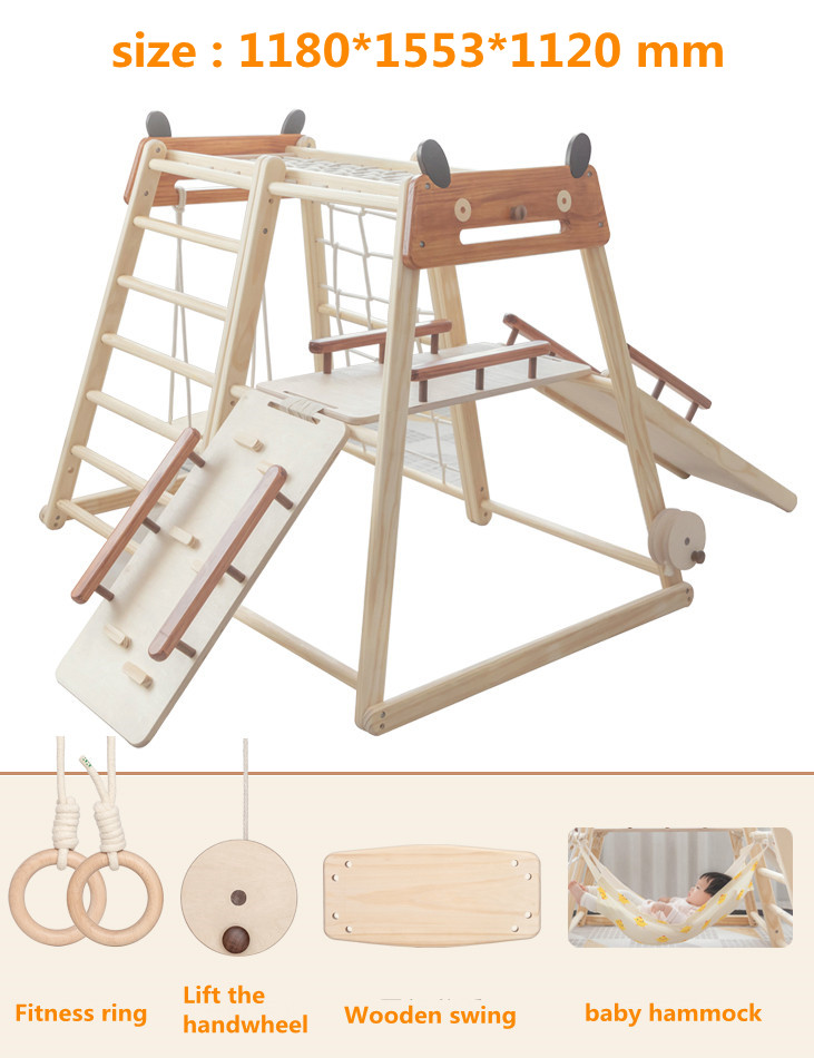 Indoor Wooden Climbing Frame,  - огляд і ціна Kids Outdoor Climbing Frame