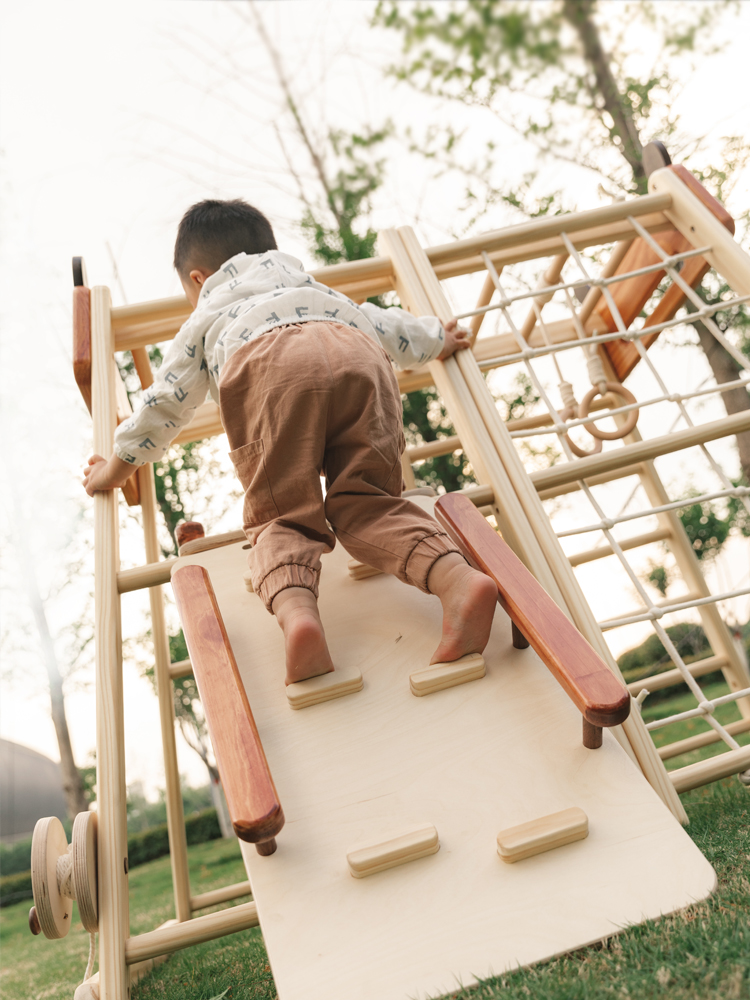 Indoor Wooden Climbing Frame,  - огляд і ціна Kids Outdoor Climbing Frame