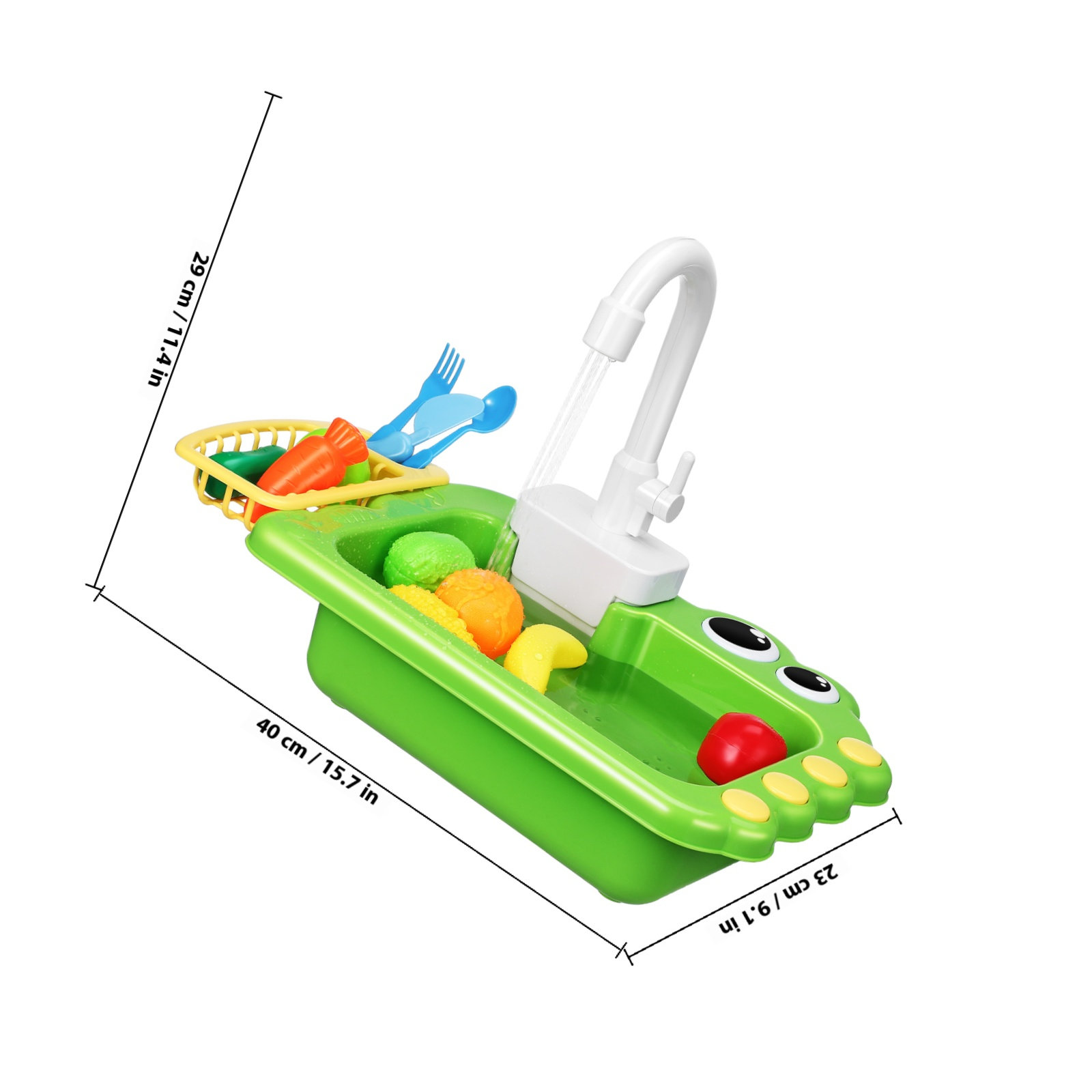 1Set Toddler Play Sink with Ru - огляд і ціна Kids Outdoor Sink