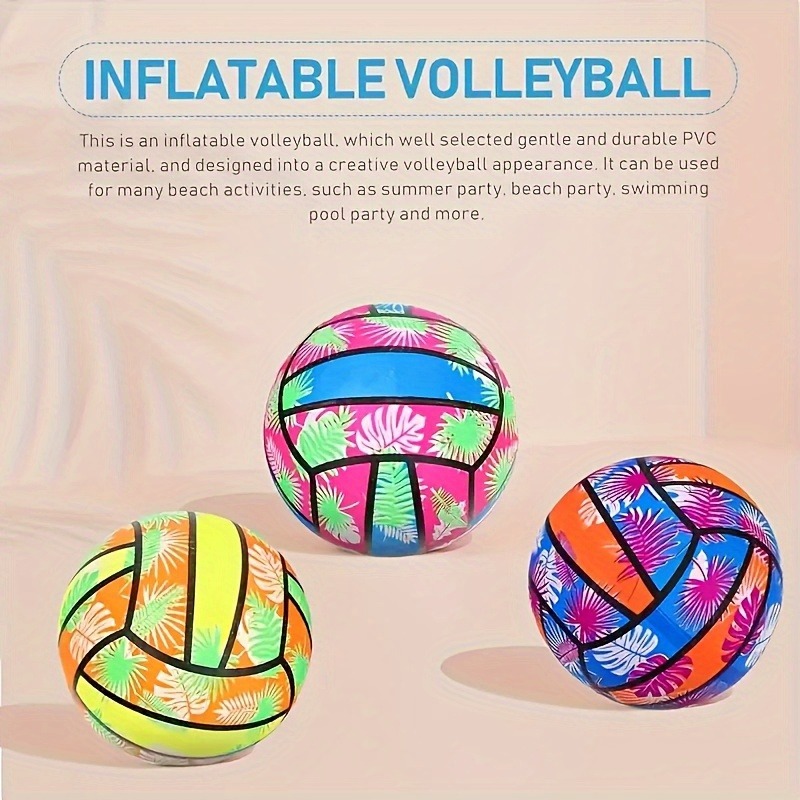 4/2/1pcs Inflatable Beach Voll - огляд і ціна Kids Outdoor Volleyball