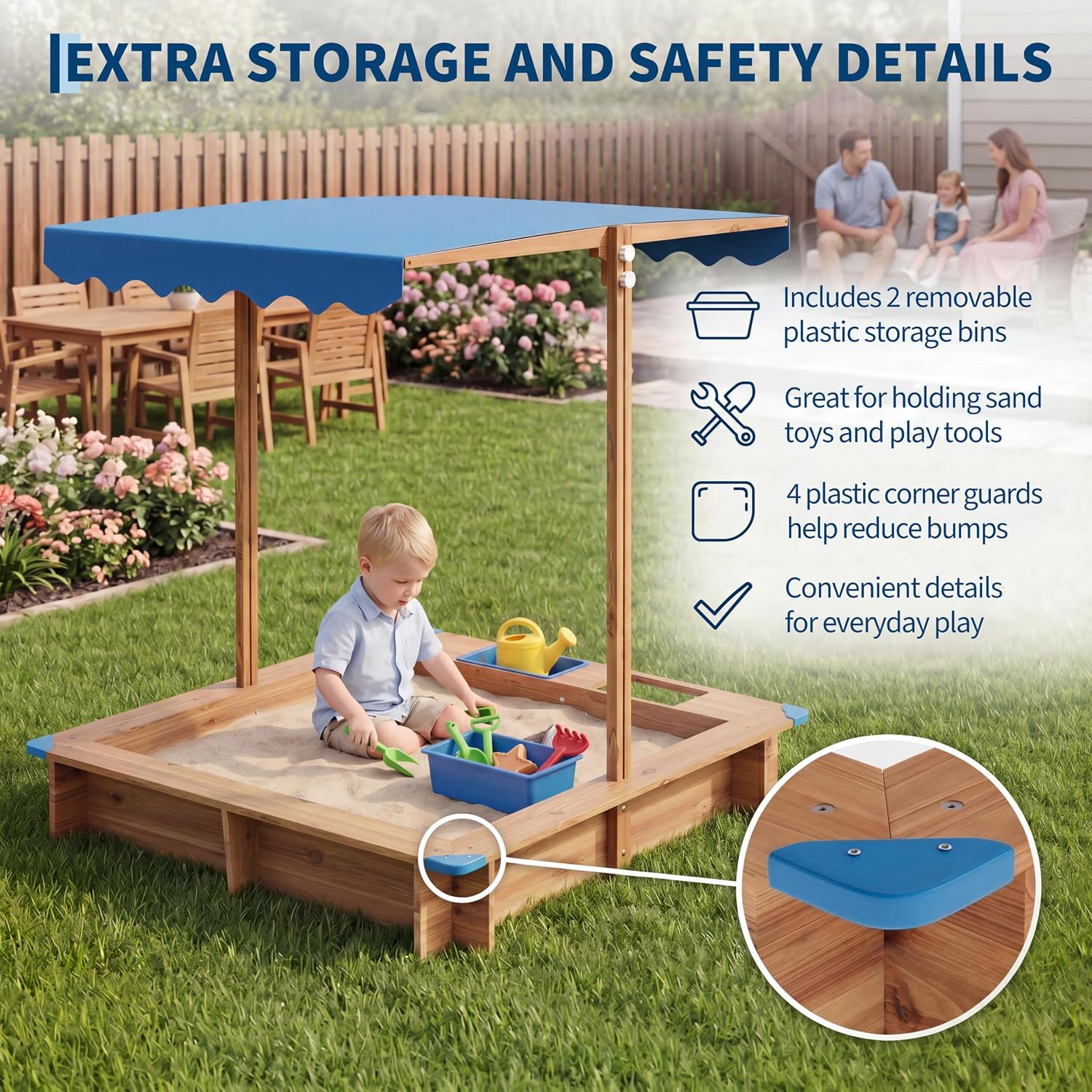 Children Outdoor Sand Pit Kids - огляд і ціна Kids Outdoor Play Area