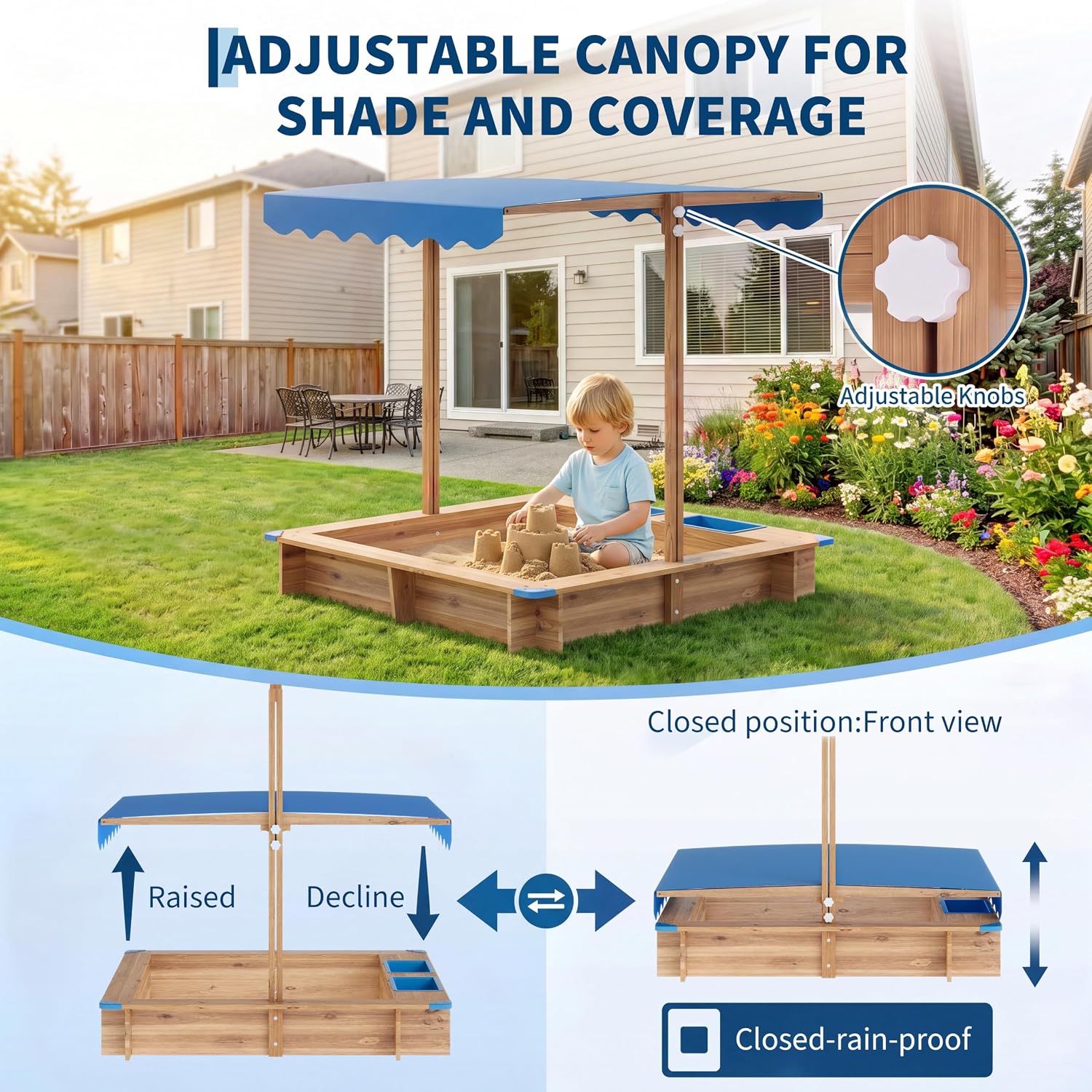 Children Outdoor Sand Pit Kids - огляд і ціна Kids Outdoor Play Area